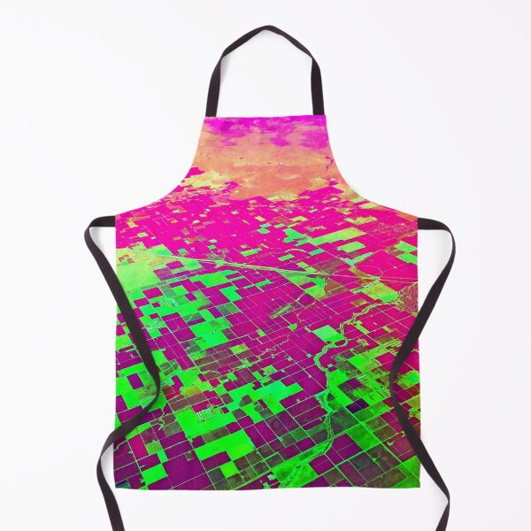 Item preview, Landscape abstract in neon colors by Iritof designed and sold by iritof.