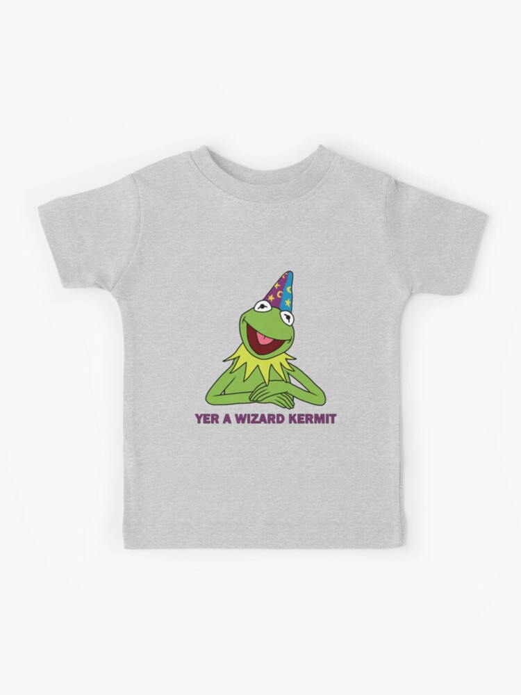 Yer A Wizard Kermit Classic T-Shirt | Kids T-Shirt