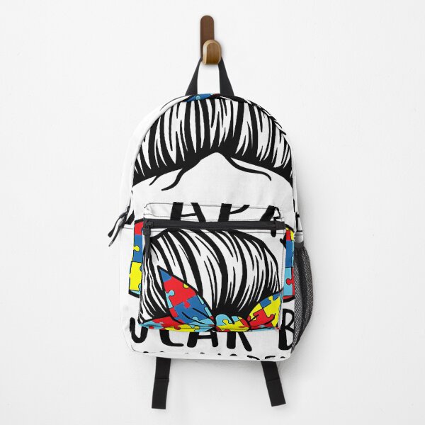 Item preview, Messy Bun In April We Wear Blue For Autism Awareness Month designed and sold by HaaChris-Artis.