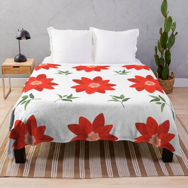 Item preview, Red Pink Flowers | Roses Leaves | Carnations | Red Flowers designed and sold by campingforge.