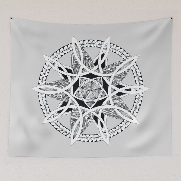 Item preview, Triple Star Mandala designed and sold by MagicMama.