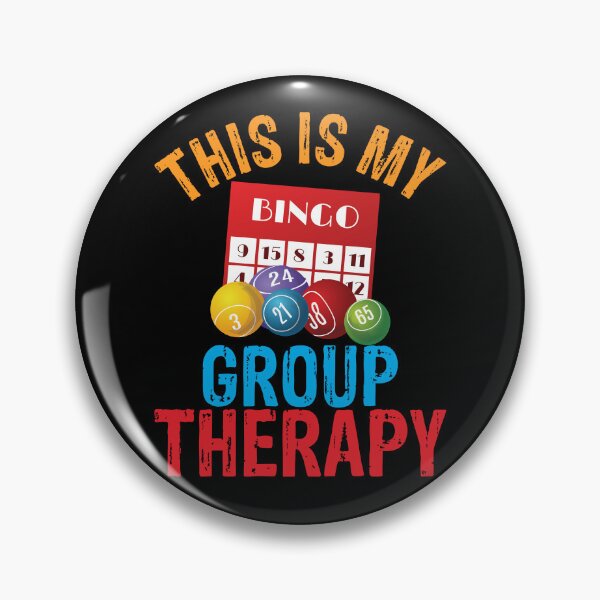 Item preview, This Is My Group Therapy Gambling Bingo Player Funny Bingo Gear designed and sold by DynamicDesign.
