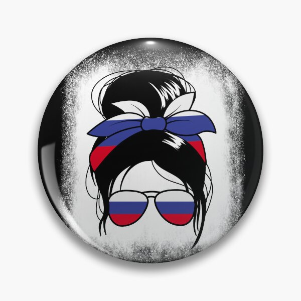 Item preview, Russia Messy Bun Russian Woman Gift Women's Russia Gear designed and sold by DynamicDesign.