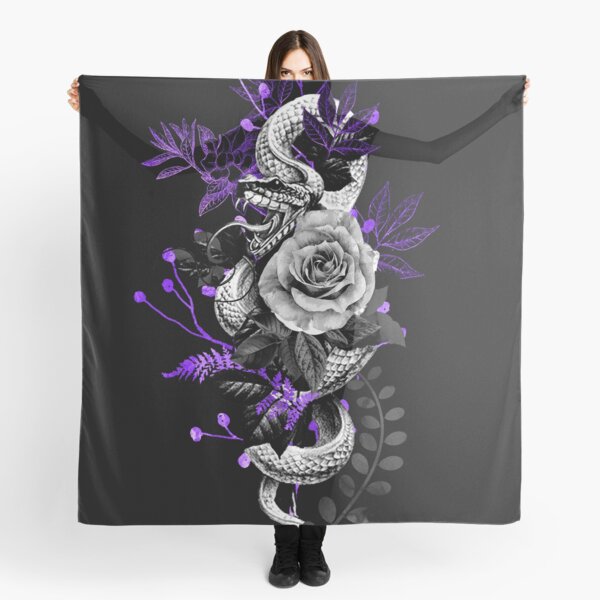 Item preview,  Gothic Snake and Flowers designed and sold by Gothic Fantasy.