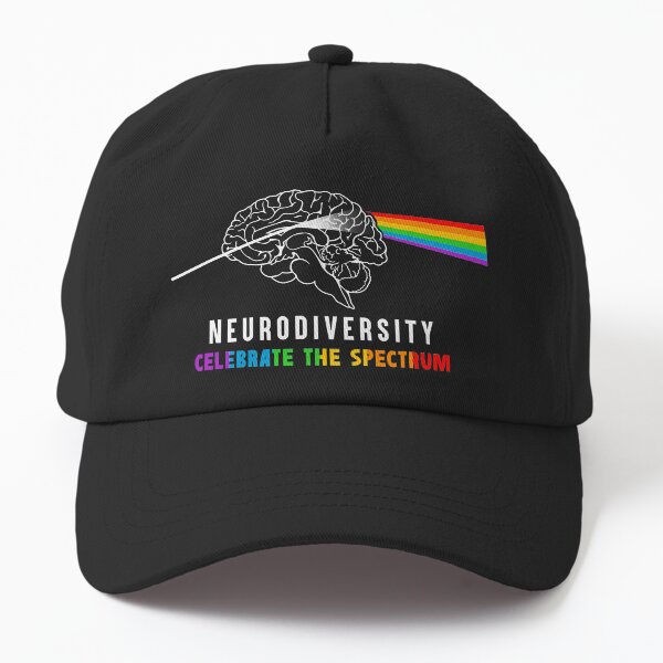 Aperçu de l'œuvre Neurodiversité Spectre Autistique Cerveau TSA TDAH Arc-en-ciel créée et vendue par HaaChris-Artis.