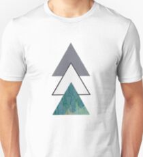 Oil spill Triangles Unisex T-Shirt