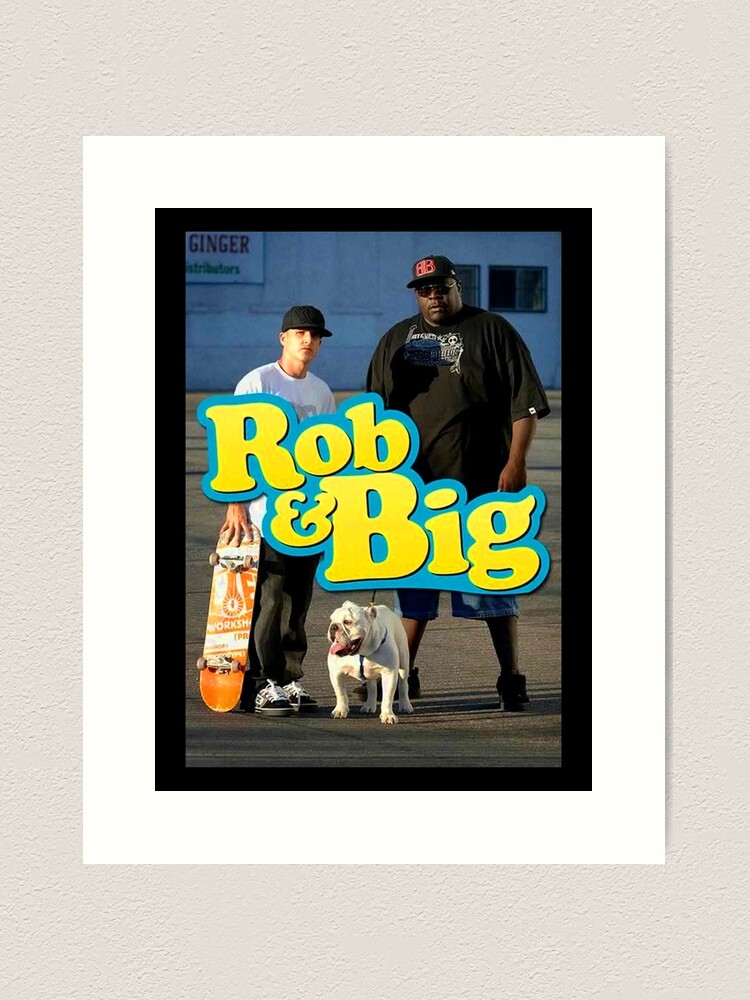 Rob and big classic Art Print