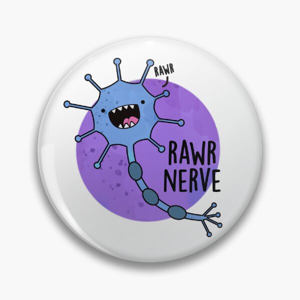 Item preview, Rawr Nerve Neuron Funny Nerve Puns  designed and sold by punnybone.