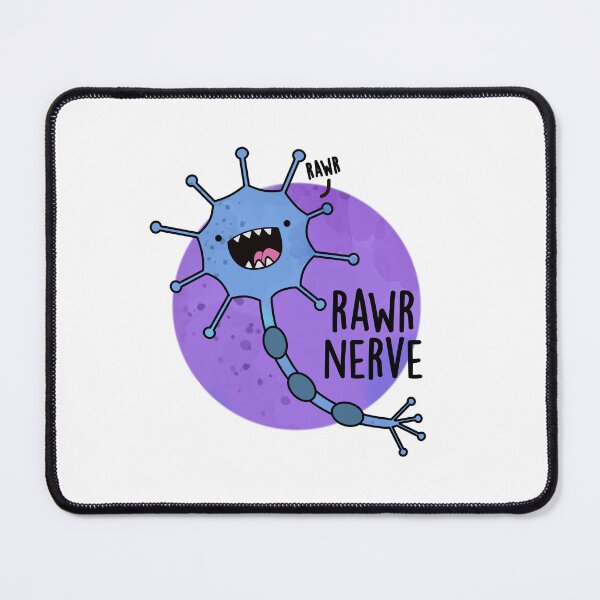 Item preview, Rawr Nerve Neuron Funny Nerve Puns  designed and sold by punnybone.