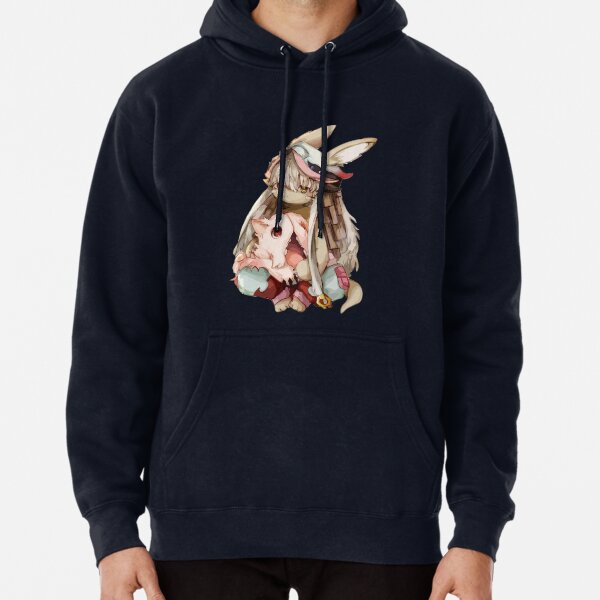 Sweat à Capuche Made In Abyss - Design Nanachi, Faputa, Bondrewd Ou Riko, 80% Polyester 20% Coton, Unisexe