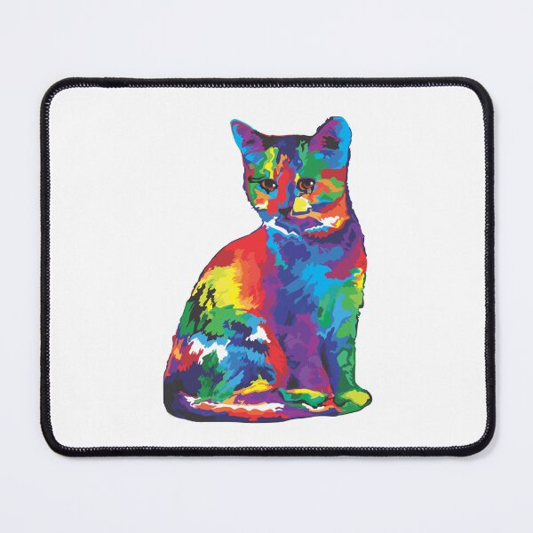 Item preview, Beautiful Multicolor Kitten Looks Great On T-Shirts, Mugs, Household Items designed and sold by CreativeCranium.