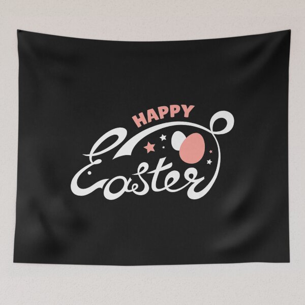 Item preview, Happy Easter Lettering Shirt Letters Bunny Rabbit Graphic Premium designed and sold by ChiMiwa.
