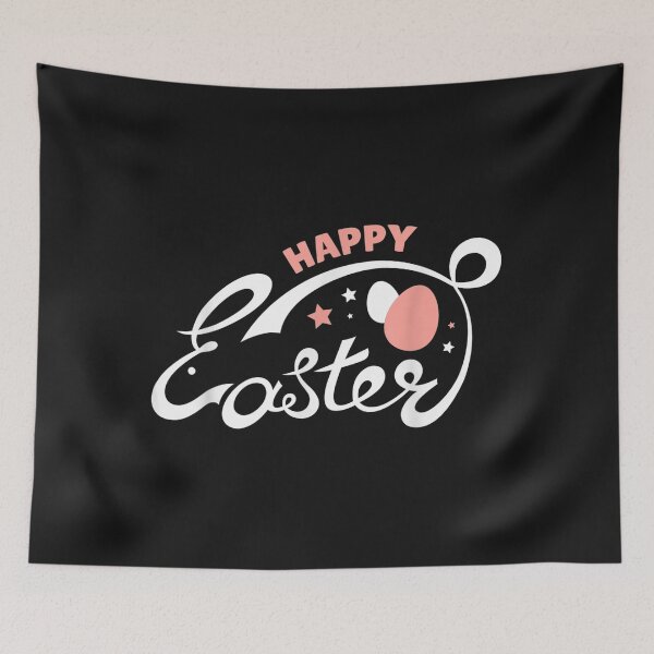 Item preview, Happy Easter Lettering Shirt Letters Bunny Rabbit Graphic designed and sold by ChiMiwa.
