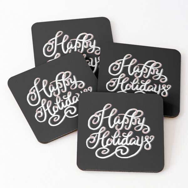 Item preview, Happy Holidays Lettering designed and sold by ChiMiwa.