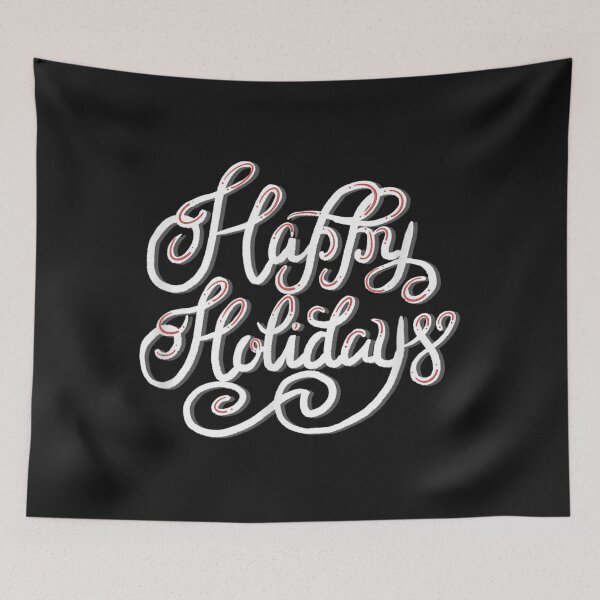 Item preview, Happy Holidays Lettering designed and sold by ChiMiwa.