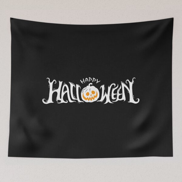 Item preview, Happy Halloween Text Banner Lettering Cat Face Halloween_2 designed and sold by ChiMiwa.