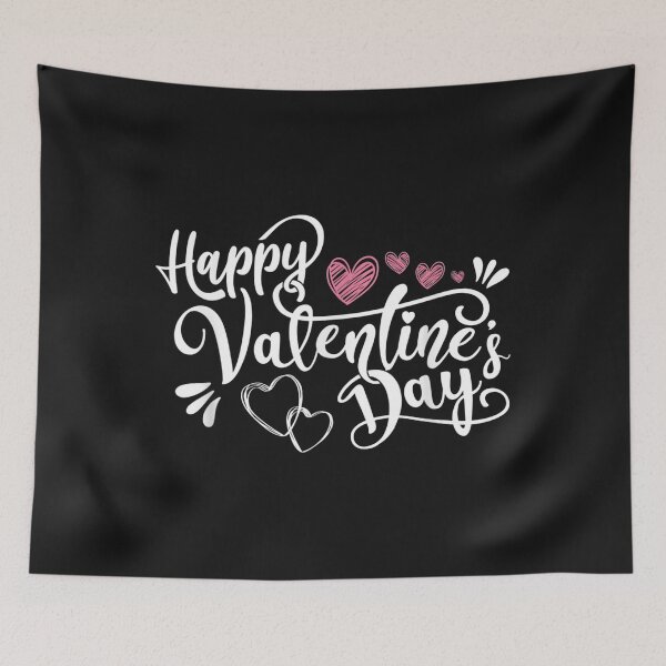 Item preview, Happy Valentine's Day Lovely Handwritten Lettering Design designed and sold by ChiMiwa.