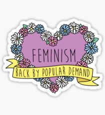 Feminism Flower: Back by Popular Demand Sticker