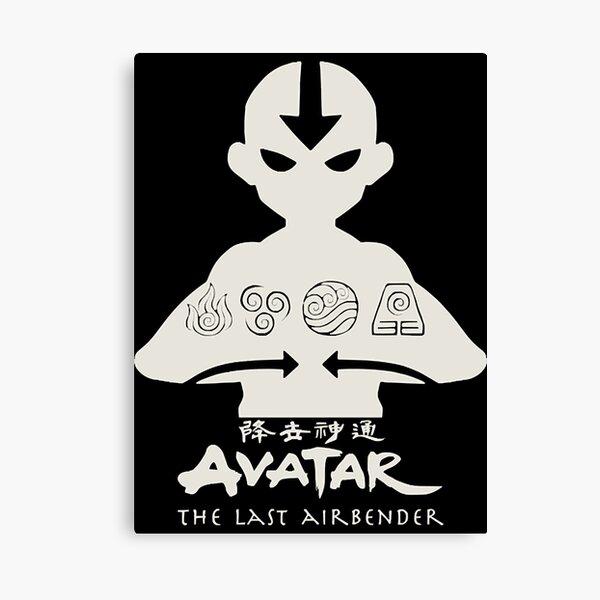 Legend of Korra, Korra wall decor, Water, Fire, Air, Earth, Element