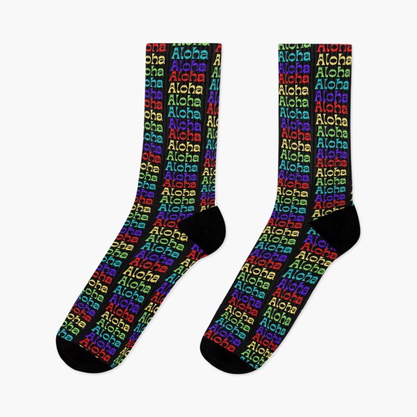 Item preview, Hawaii Aloha Rainbow Retro Lettering Hawaiian Vacation designed and sold by ChiMiwa.