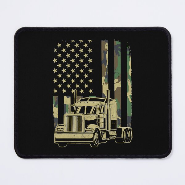 Item preview, Vintage Trucker Camouflage American Flag Truck Driver designed and sold by GardNewerd.