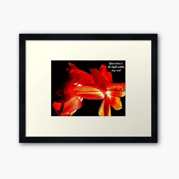 For my lover Framed Art Print
