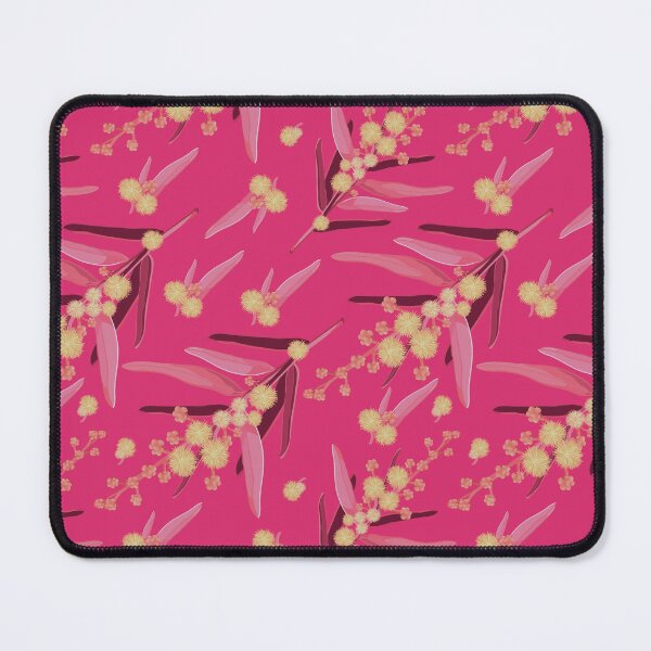 Item preview, Golden Wattle Flowers - Pink and Yellow Palette designed and sold by Sketchbook Designs.