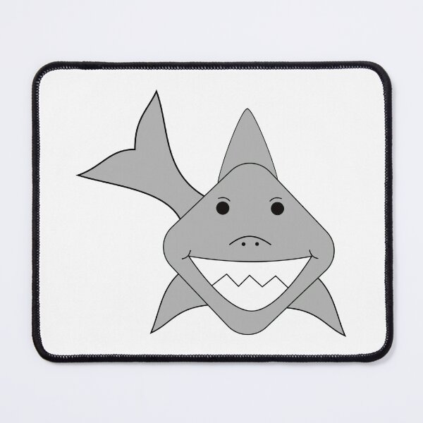 Item preview, Cute Shark With A Precious Face Drawn in The Kawaii Style designed and sold by CreativeCranium.