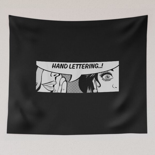 Item preview, Hand Lettering - Women Whispering - Hand Writing - Comic designed and sold by ChiMiwa.