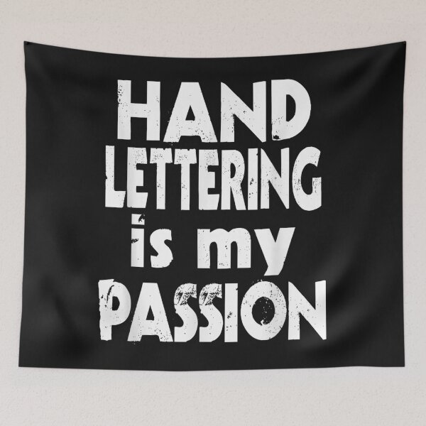 Item preview, Hand lettering is my passion u2014 slogan statement fun outfit designed and sold by ChiMiwa.