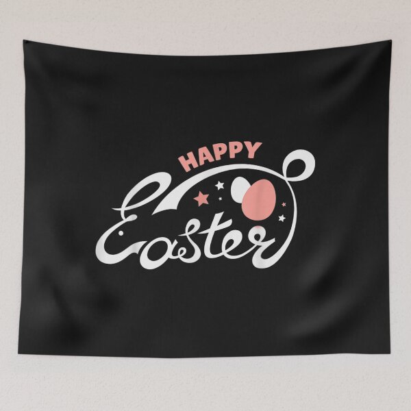 Item preview, Happy Easter Day Lettering Shirt Letter Bunny Rabbit Graphic designed and sold by ChiMiwa.
