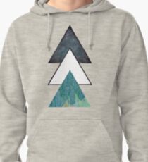 Oil spill Galaxy Triangles Pullover Hoodie