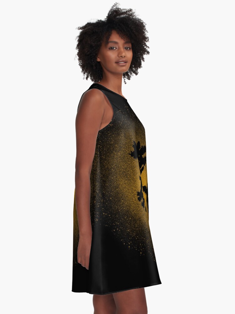 Thumbnail 2 of 4, A-Line Dress, Joshua Tree Gold 30th designed and sold by digsy.
