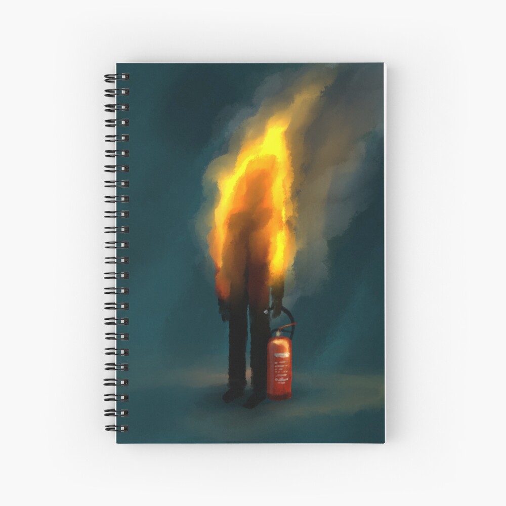 Displate - We'd roast paper harder, but didn't bring a fire extinguisher to  handle it 🔥 ⛑️ #micdrop