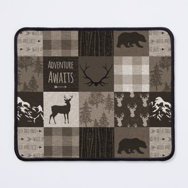 Item preview, Adventure Patchwork - Brown/Beige designed and sold by SugarPineDesign.