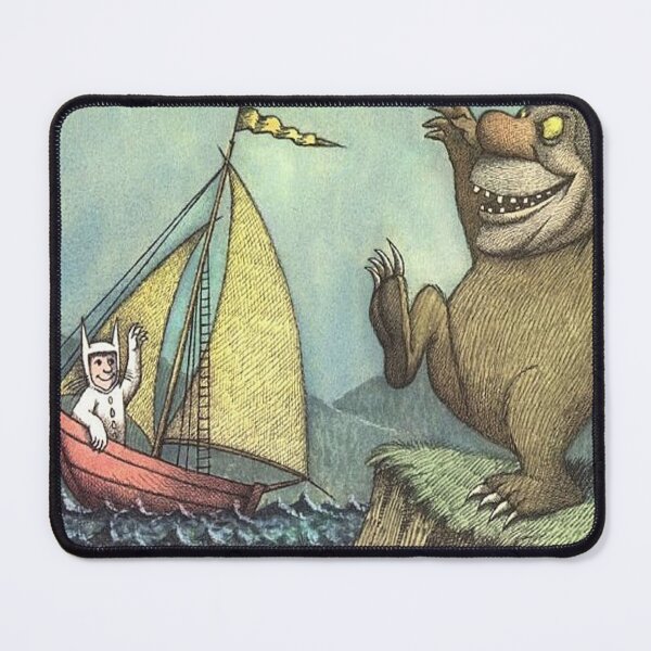 Item preview, Max with a big wolf, Wild things are designed and sold by 2692Artwork.