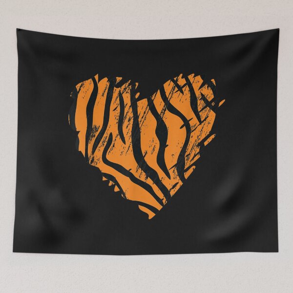 Item preview, Heart Tiger Print designed and sold by ChiMiwa.