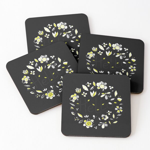 Item preview, HELLO SPRING INSPIRATION with flowers and lettering designed and sold by ChiMiwa.