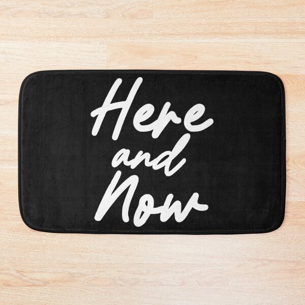Item preview, Here and Now, Hand lettering Motivational Text Phrase Premium designed and sold by ChiMiwa.