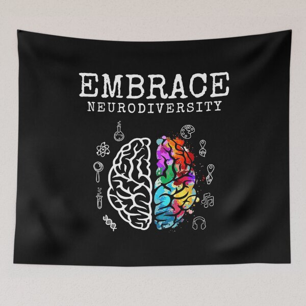 Item preview, Neurodiversity Embrace ADHD Autism ASD designed and sold by HaaChris-Artis.