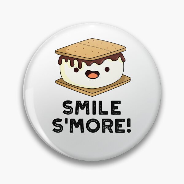 Item preview, Smile Smore Funny Sweet Food Puns  designed and sold by punnybone.