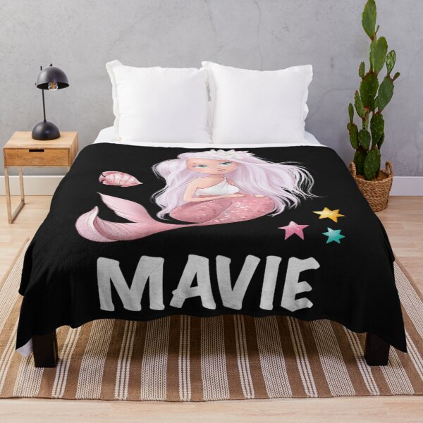 Item preview, Mermaid girl's lettering Mavie designed and sold by ChiMiwa.