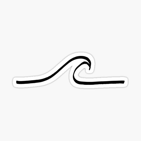Minimal Wave Sticker
