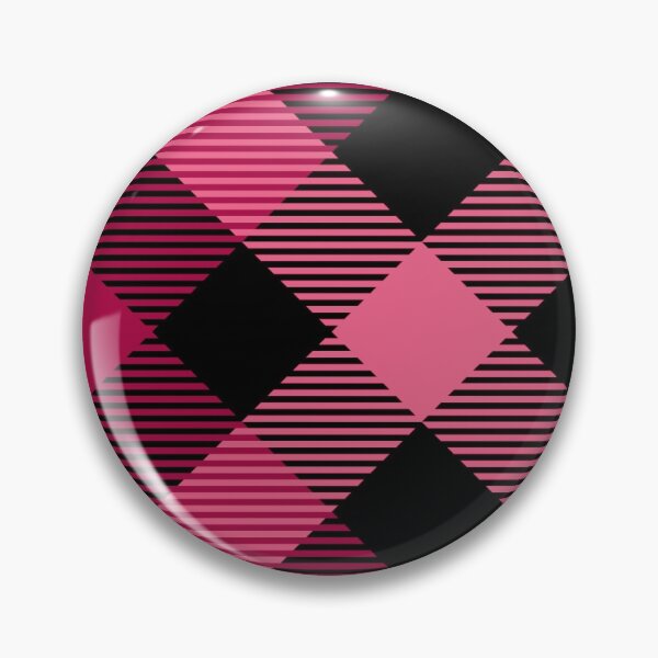 Artikelvorschau, Tartan - Pink und Schwarz entworfen und verkauft von SugarPineDesign.