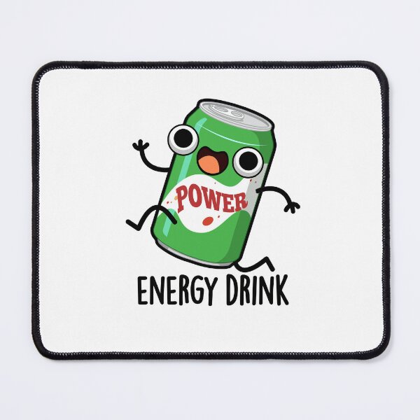 Item preview, Energy Drink Energetic Funny Drink Puns designed and sold by punnybone.