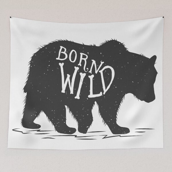 Item preview, Born wild bear on a walk designed and sold by klimov0101.