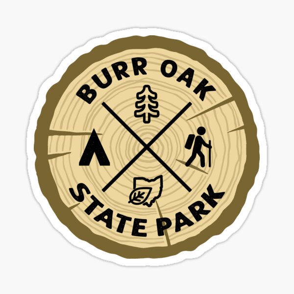 Item preview, Burr Oak State Park Log Slice designed and sold by VanyaKar.