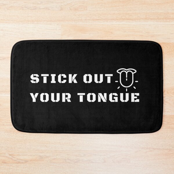 Item preview, Stick Out Your Tongue - White Text designed and sold by ScauroraDesign.