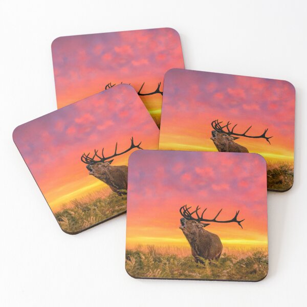 Item preview, Red Deer in Sunset designed and sold by DegoPine  Art Studio.