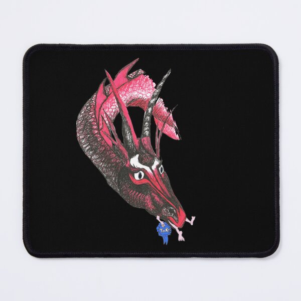 Item preview, Dragon eating Tory Fitted V-Neck designed and sold by DreamDrawing.